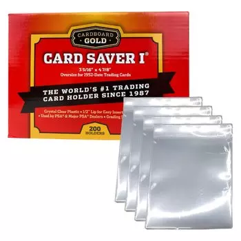 50 картонных золотых карточек Card Saver1 Card Saver1 официальный набор обложек PSA Подлинно импортный продукт 4 набора [Включает обложек] 50 штук серебряный