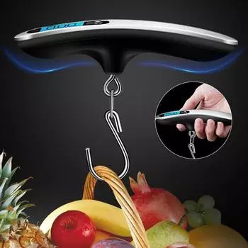 50 кг/10 г весы для багажа портативные электронные весы с крючком рыболовные экспресс-весы для взвешивания посылок