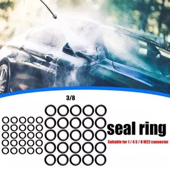 50 колец для мойки высокого давления, комплект колец для шланга для быстроразъемного соединения 1/4\ 3/8\ M22
