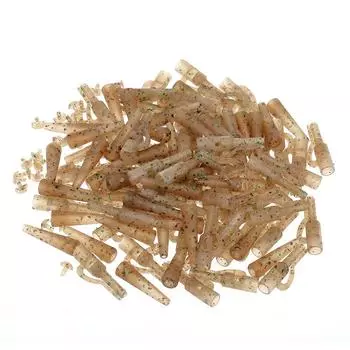 50 комплектов безопасных зажимов для поводков для ловли карпа, аксессуары, безопасные зажимы для поводков со штифтами и резиновыми трубками для ловли рыбы