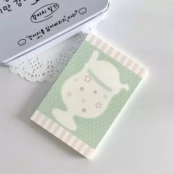 50 листов мультяшный милый блокнот кавайный разрывной блокнот для сообщений портативный нелипкий блокнот студенческие канцелярские принадлежности для офиса