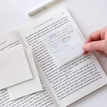 50 листов/набор водонепроницаемых прозрачных ПЭТ-бумаг для заметок, супер липких, отрываемых и многоразовых, для студентов, офисных канцелярских принадлежностей, наклеек