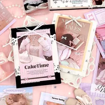 50 листов сладкий шикарный корейский стикер для скрапбукинга для девочек, кружевной балетный галстук-бабочка, серия, стикер для журнала, DIY Декор, канцелярские наклейки зелёный