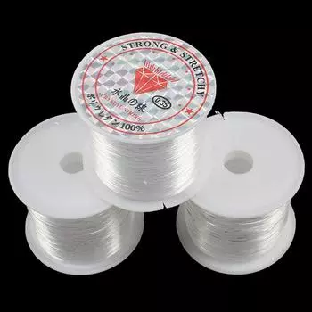 50 м прозрачная нейлоновая невидимая нить рыболовная проволока подвесные шары проволока ювелирные изделия рождественская гирлянда нить украшение на день рождения 40m