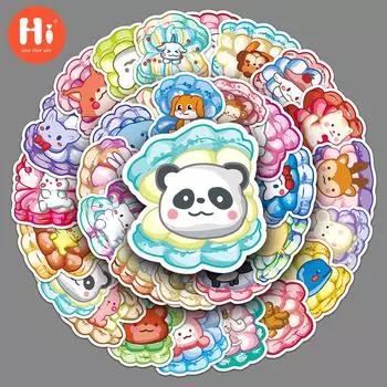 50 макарон граффити мультфильм милый оригинальный Guka ручная палатка детское украшение чехол для телефона наклейка на багаж