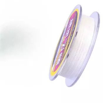 50-метровая полупрозрачная летающая лазерная леска, полиэтиленовая некатящаяся нано-леска с сильной тягой 0.1