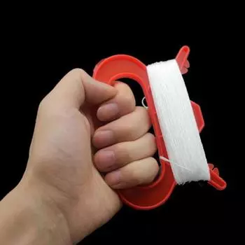 50-метровая веревка для спортивного змея на открытом воздухе с набором инструментов для намоточной доски D-образной формы