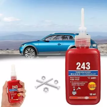 50 мл 243 средней прочности фиксатор резьбы анаэробный клей клей фиксатор винта анаэробный клей клей