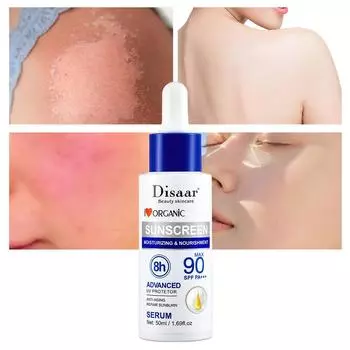 50 мл Disaar Collagen Snail Солнцезащитный крем Уход за кожей лица и тела SPF90++ UVA UVB Солнцезащитный крем Увлажняющий солнцезащитный крем Освежающий солнцезащитный крем