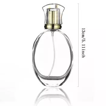 50 мл флакон с дозатором духов 1 шт. портативный флакон с распылителем для духов стеклянный дорожный пресс высококачественный флакон для образцов