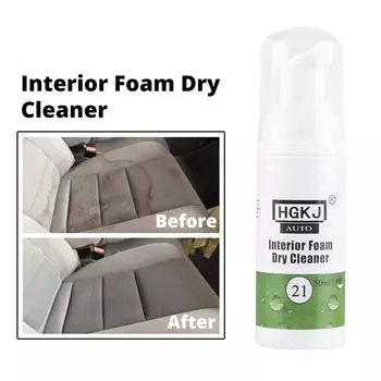 50 мл HVIERO-21 пена для чистки кожи салона автомобиля химчистка средство для чистки салона автопринадлежности уход за кожей мытье артефакт 50ml