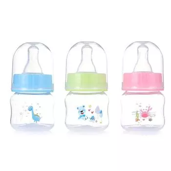 50 мл мини-портативная бутылочка для кормления ребенка, не содержащая BPA, безопасная для младенцев зелёный