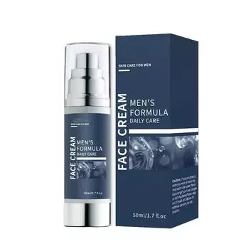 50 мл Мужской увлажняющий крем для лица 6 в 1 Мужской увлажняющий крем для лица и средство от мешков под глазами 50 мл One Size чёрный