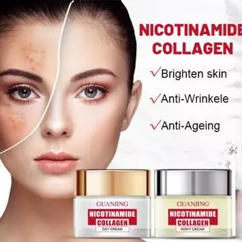 50 мл ниацинамид утренний и ночной крем набор увлажняющий осветляющий крем сужающее поры средства по уходу за кожей Day cream