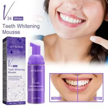 50 мл отбеливатель для зубов, сильное проникновение, эффективное удаление налета