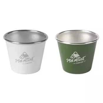 50 мл Стаканы для питья штабелируемые портативные для походов, рыбалки, скалолазания (белый) *Австралия