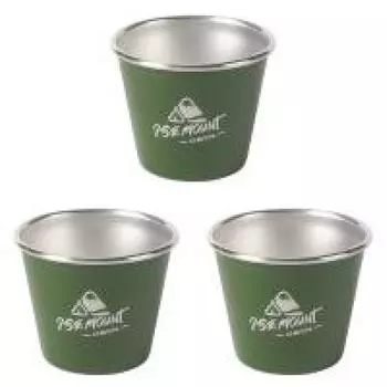 50 мл Стаканы для питья штабелируемые портативные для походов, рыбалки, скалолазания ( зеленый)