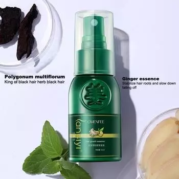 50 мл жидкость для роста волос, безопасные ингредиенты, нелипкая портативная полезная имбирная эссенция для женщин