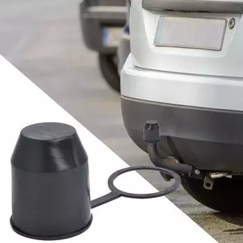 50 мм колпачок для фаркопа, крышка шара для прицепа, шарообразная форма, защита для фаркопа с пластиковым крюком, универсальная для прицепа RV