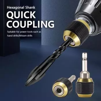 50 мм патрон для дрели без ключа, отвертка, ударный гайковерт, адаптер с шестигранным хвостовиком 1/4 , быстроразъемное соединение, адаптер-конвертер, электроинструменты