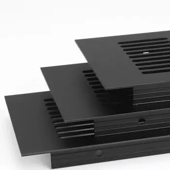 50 мм шкаф вентиляционная решетка для шкафа вентиляционная крышка для шкафов для обуви алюминиевая прямоугольная сетка для охлаждения вентиляционная