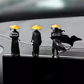 50 мм смоляные миниатюрные фигурки модель древний японский китайский ниндзя самурай воин моделирование крутая миниатюрная машинка украшение подарки