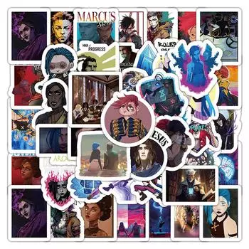 50 наклеек с граффитом для украшения багажа ноутбука One Size