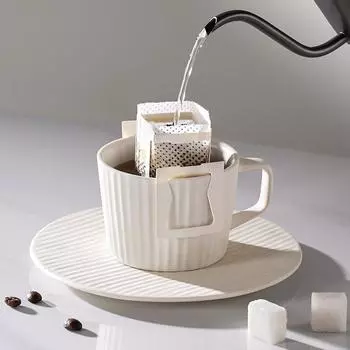 50 одноразовых фильтров для капельного кофе пищевого класса ручной работы с подвесным ушным фильтром для кофемашины