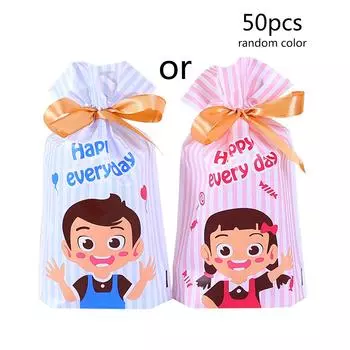 50 пасхальных подарочных пакетов на шнурке. Пасхальные сладости. Пасхальные подарки. Сумка для конфет. Подарочные пакеты.