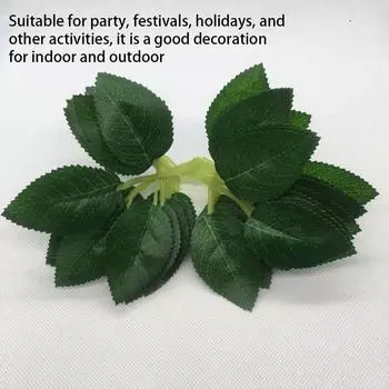 50 штук искусственных листьев имитация листьев венок украшение ремесло