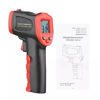 -50 по Цельсию ~950 по Цельсию/-58 по Фаренгейту ~1742 по Фаренгейту Инфракрасный термометр ИК-лазерный термометр Ручной нецифровой WT326A