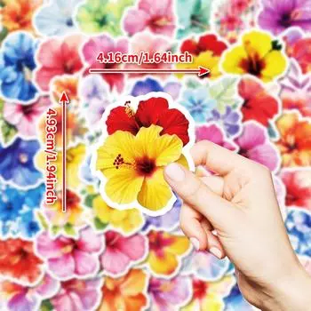 50 Разноцветных Цветов Смешивай и Сочетай Граффити Наклейки Сделай Сам Тяга Багаж Скейтборд Украшение Водонепроницаемые Наклейки