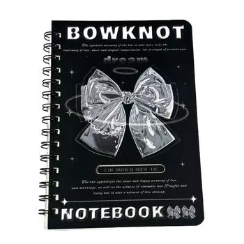50 Sheet Coil Notapad A5 Notepad American Style Notebook Handbook A5 Notebook Student Supply Bowknot