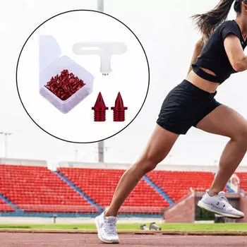 50 шипов для замены с гаечным ключом для спринтерской практики красный