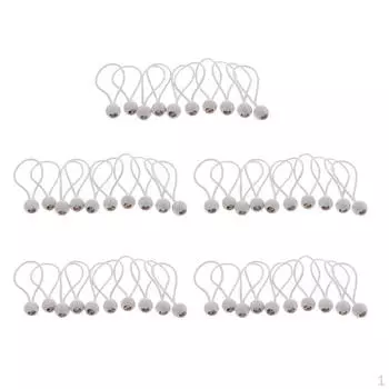 50 шнуров для тяжелых условий эксплуатации, палатка для кемпинга, брезент, стяжки белый