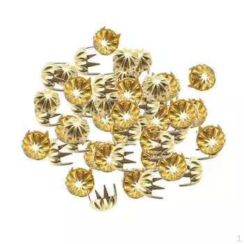 50 шпилек, заклепки-пирамиды для украшения одежды, сумок, джинсов, обуви, головных уборов Silver