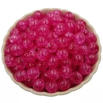 50 шт 10-16 мм свободные разделительные бусины кракле круглые DIY аксессуары ожерелье браслет оптовая продажа ювелирные изделия изготовление бусин 10mm