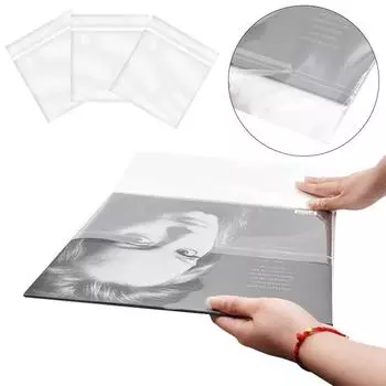 50 шт. 12-дюймовые прозрачные защитные чехлы для виниловых пластинок, антистатические чехлы для пластинок