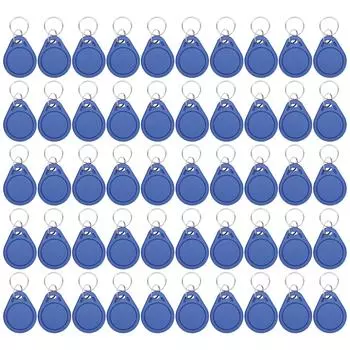 50 шт. 13,56 МГц ICCUID-метка с возможностью многократной перезаписи для контроля доступа, учета рабочего времени, парковок