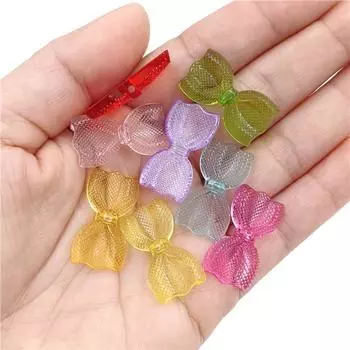 50 шт. 14*26 мм, подвески, браслет, свободные бусины-разделители, сделай сам, ручная работа, форма галстука-бабочки, акриловые бусины для изготовления ювелирных изделий, прозрачные разноцветный