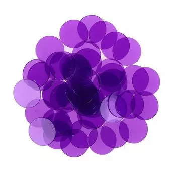 50 шт. 15 мм пластиковые фишки для покера казино маркеры для бинго жетон семейная игра игрушка фиолетовый