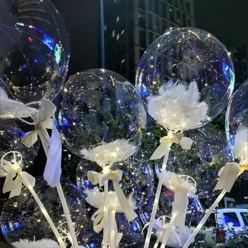 50 шт. 18-дюймовые надувные воздушные шары Bobo, прозрачные шары, принадлежности для вечеринок на день рождения, свадьбы, детского душа, воздушные шары для украшения Navidad 18inch