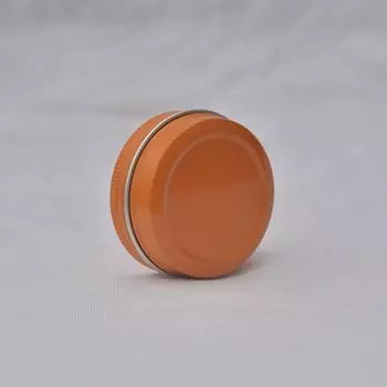 50 шт., 30 г, алюминиевые жестяные банки, 30 мл, оранжевый цвет, металлический контейнер, косметический крем для лица, упаковка для глаз, пустая банка, бальзам для губ, банка для свечей