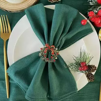 50 шт 30X45 см скатерть салфетки хлопок прочная ткань многоразовые кухонные столовые пасхальные свадебные рождественские украшения для детского душа