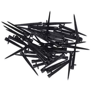 50 шт. 360-градусных регулируемых капельниц для полива, 8-отверстий, садовый разбрызгиватель для шланга 4/7