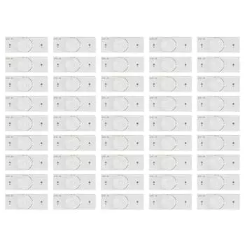 50 шт. 3 В SMD светодиодные линзы из стекловолокна для ремонта светодиодных телевизоров с диагональю 32-65 дюймов