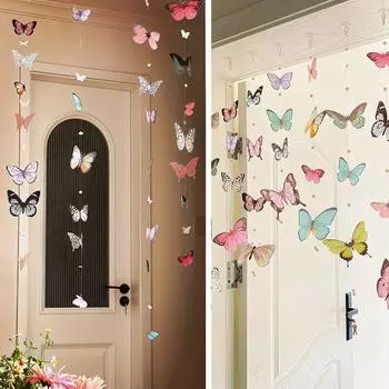 50 шт. 4,5 см, смешанные цвета, 3D бабочка, украшение для вечеринки, украшение для торта, обеденного стола, украшение для дома