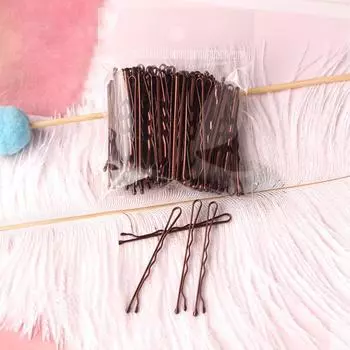 50 шт. 5 см заколки для волос женские заколки вьющиеся волнистые зажимы для прически заколки женские чёрный