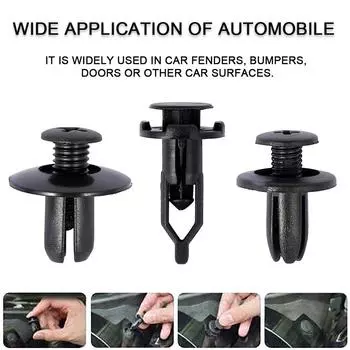 50 шт. 6/8/9 мм автомобильные фиксаторы автомобильные крепежные зажимы смешанные автомобильные дверные декоративные панели зажимы заклепки крепеж бампер заклепки фиксация