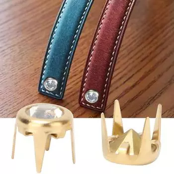 50 шт., 6 мм, красочные круглые стразы класса А для украшения поделок серебряный